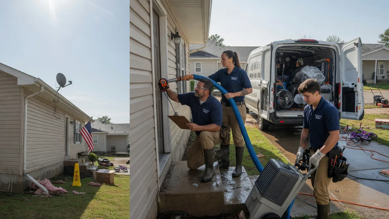 Ceiling Water Damage Restoration in Selma, IN near me